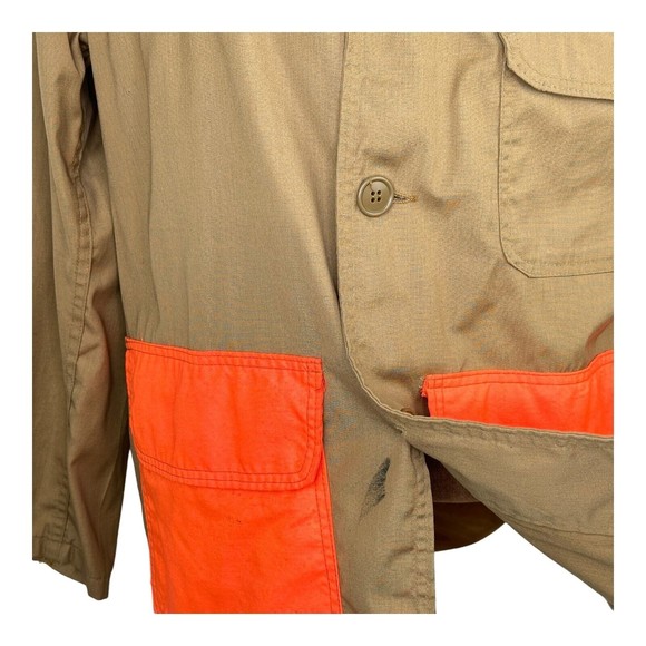 CHIEF quilted vtg duck-hunting coat Large camping jacket 1960s water-repellent - Picture 5 of 7